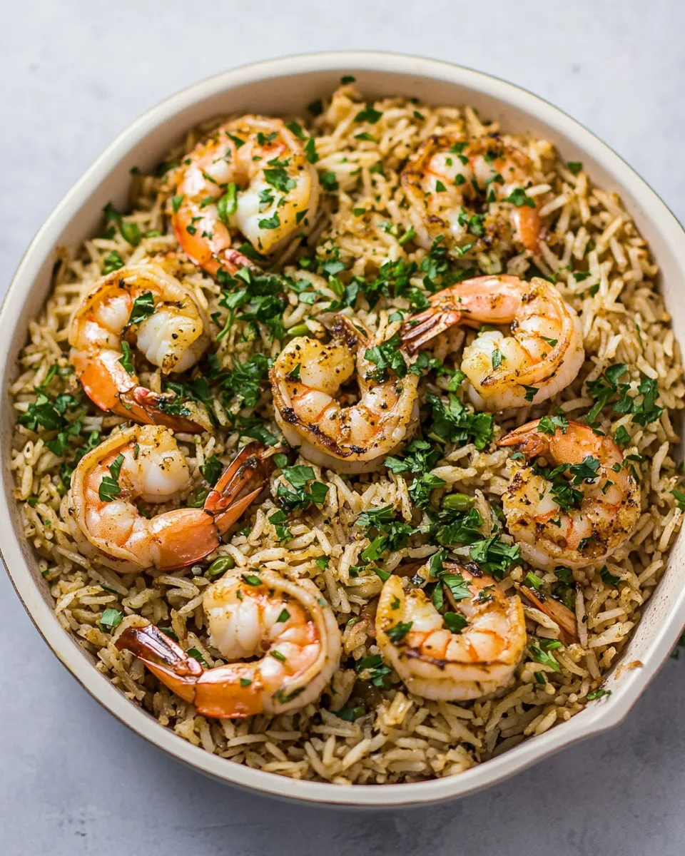Easy 15 Minute One Pan Shrimp and Rice photo