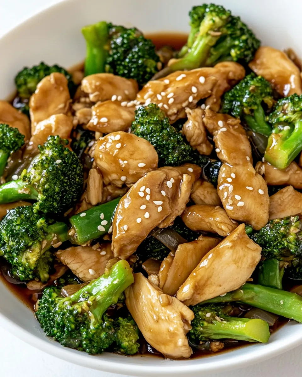 Classic 20 Minute Chicken Broccoli Stir-Fry image