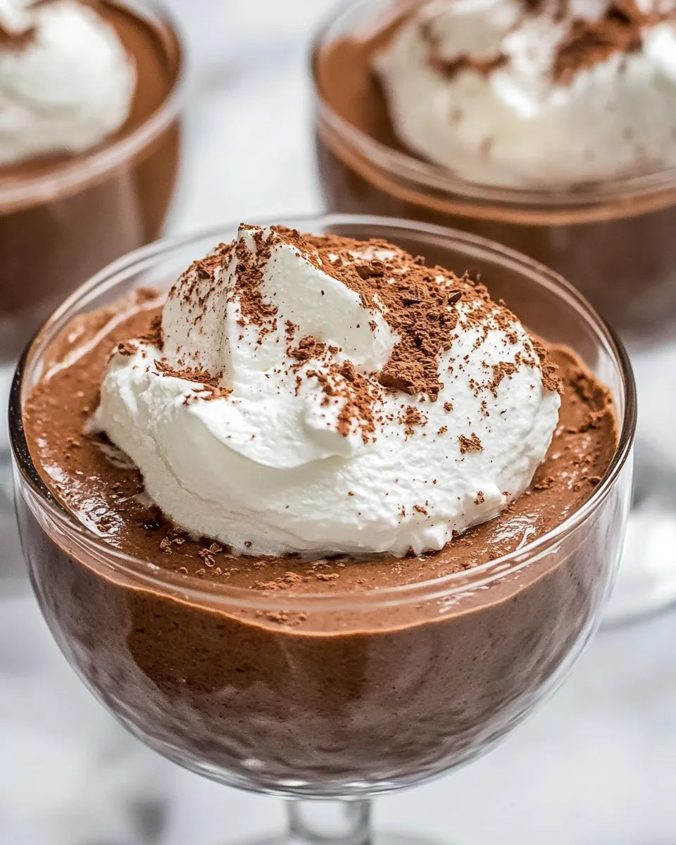 Delicious 3-Ingredient Double Chocolate Mousse picture