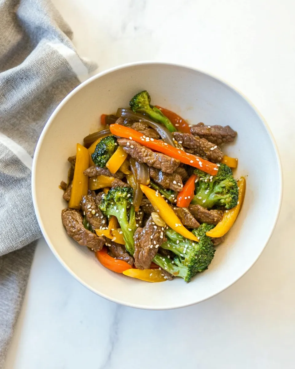 Easy 30-Minute Paleo Beef Stir Fry Recipe food shot
