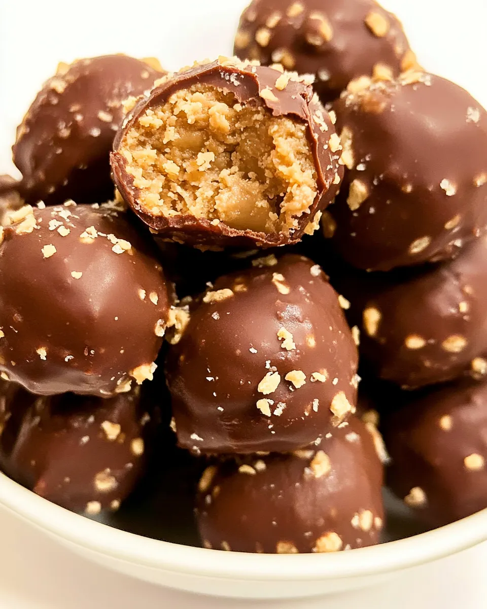 Classic 3 Ingredient Peanut Butter Balls image