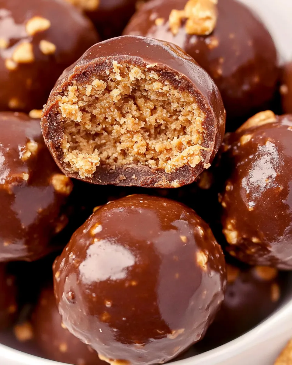 Delicious 3 Ingredient Peanut Butter Balls dish photo