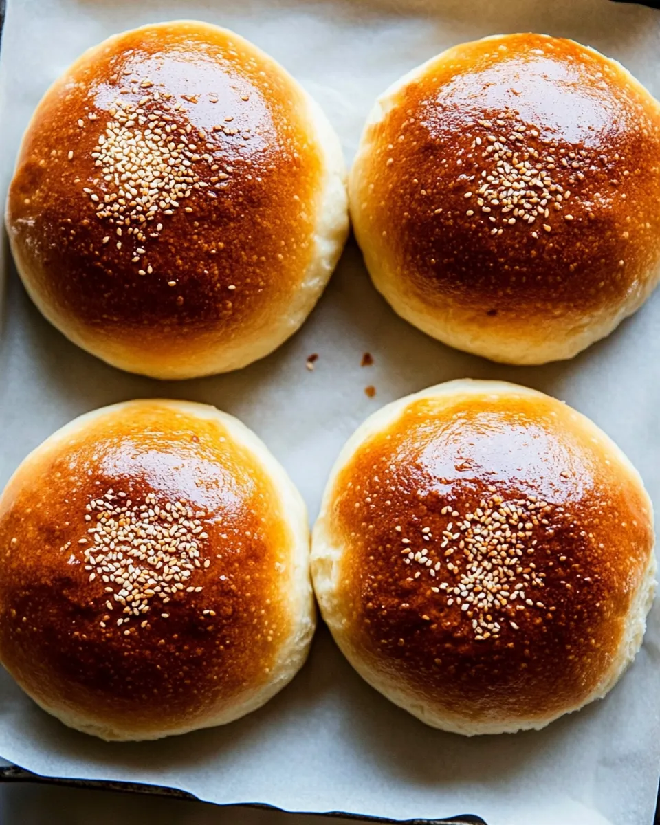 Homemade 40 minute hamburger bun recipe photo