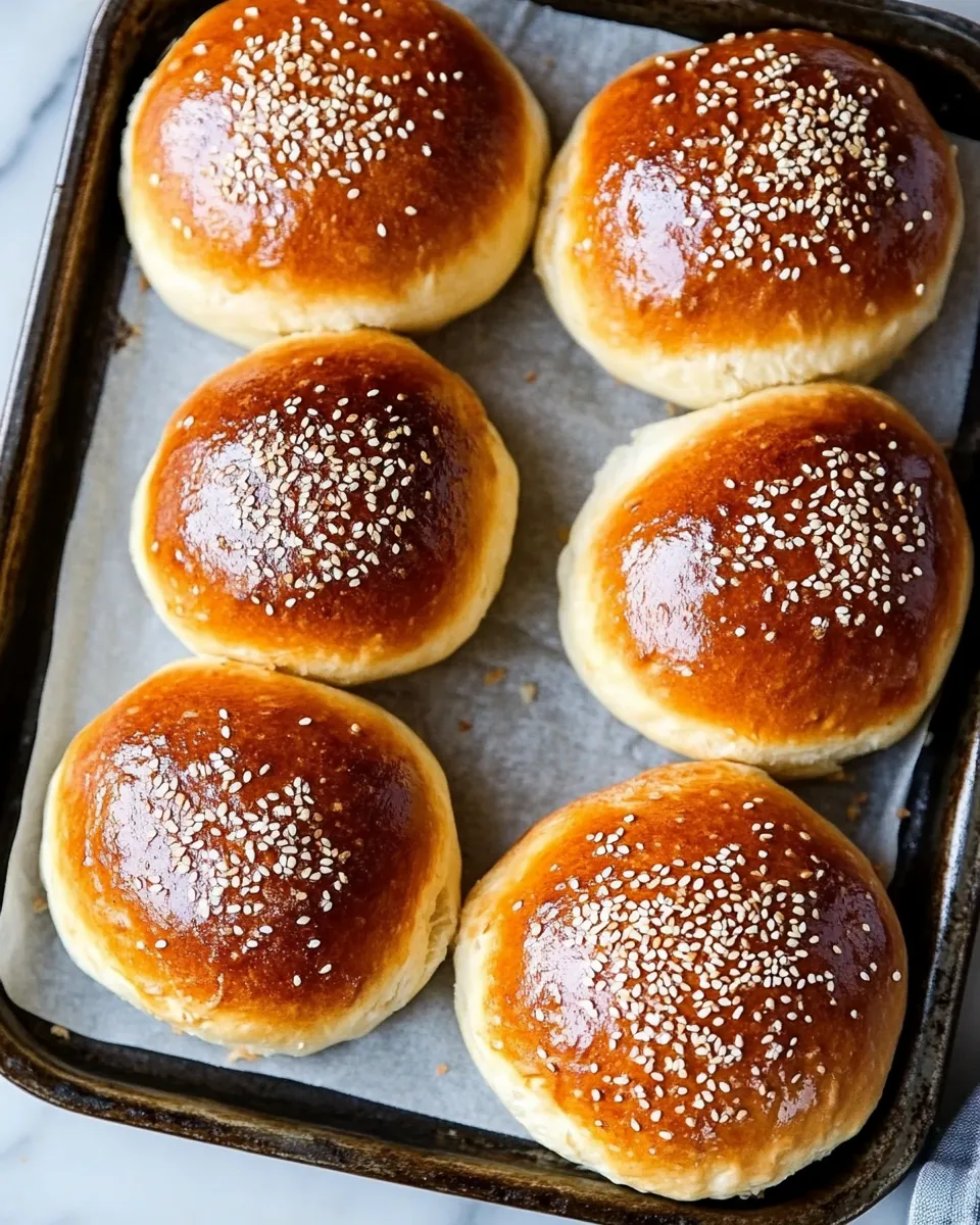 Easy 40 minute hamburger bun recipe recipe photo