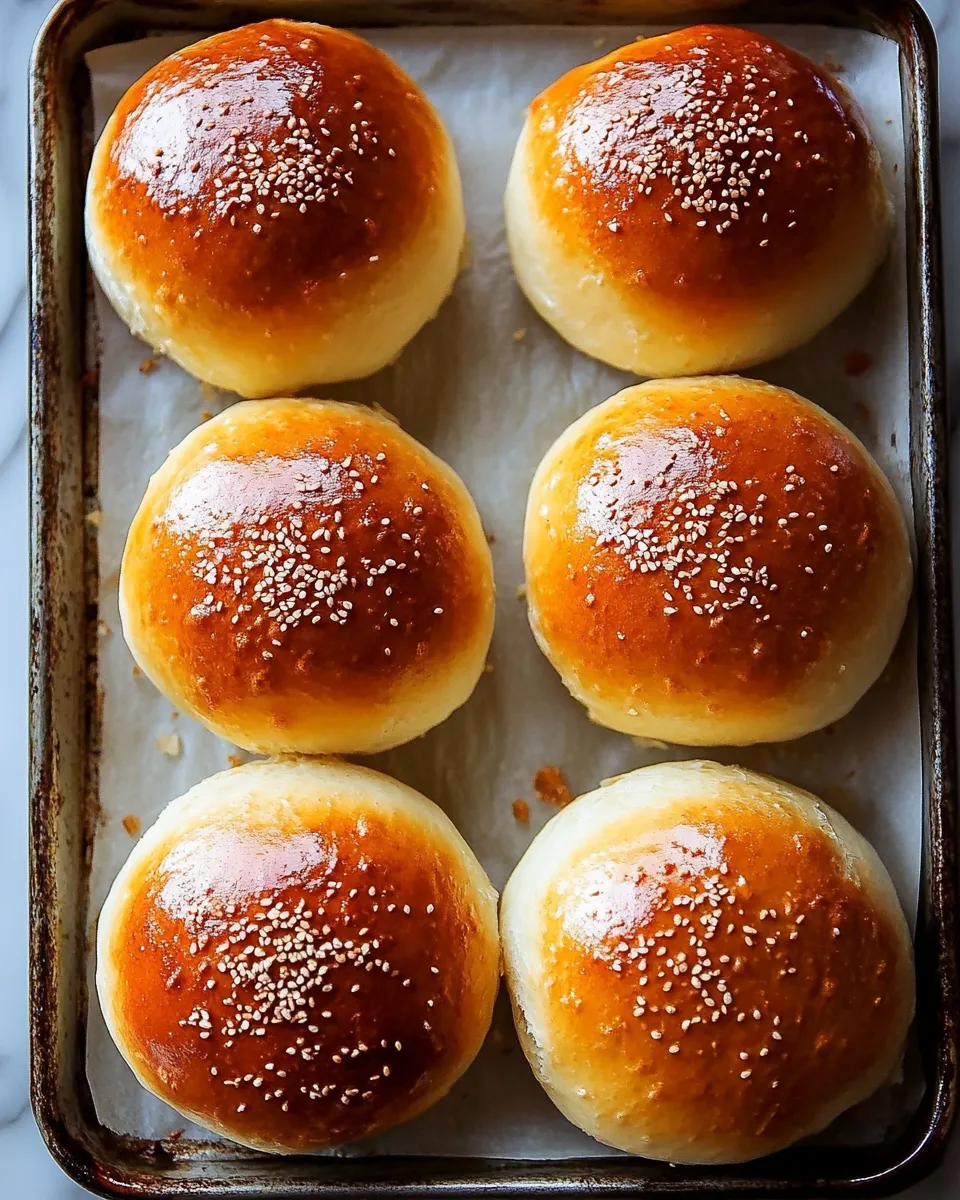 Delicious 40 minute hamburger bun recipe dish photo