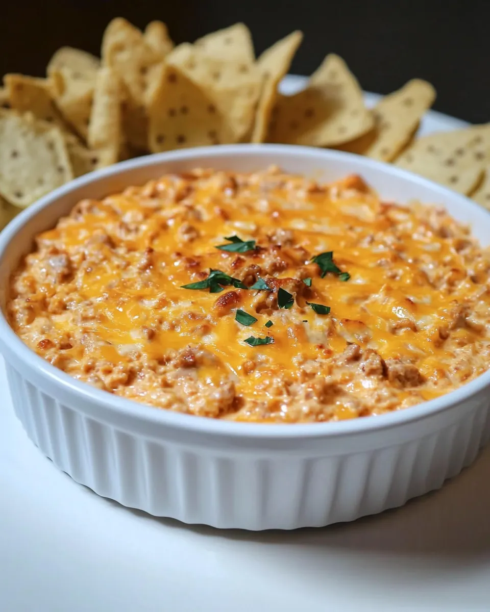 Delicious 5-Ingredient Cheesy Meat Dip picture