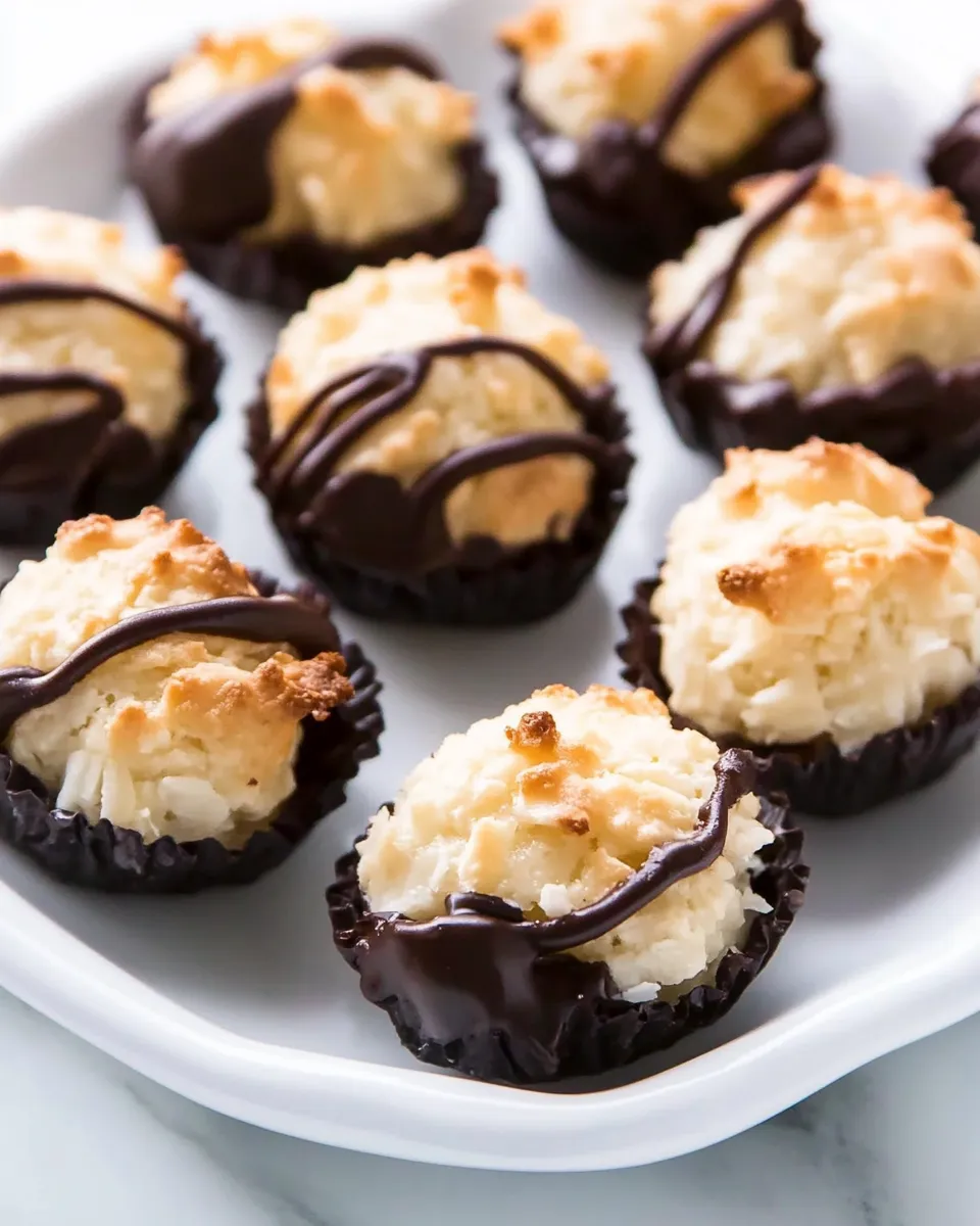 Classic 5 Ingredient Coconut Macaroons recipe photo