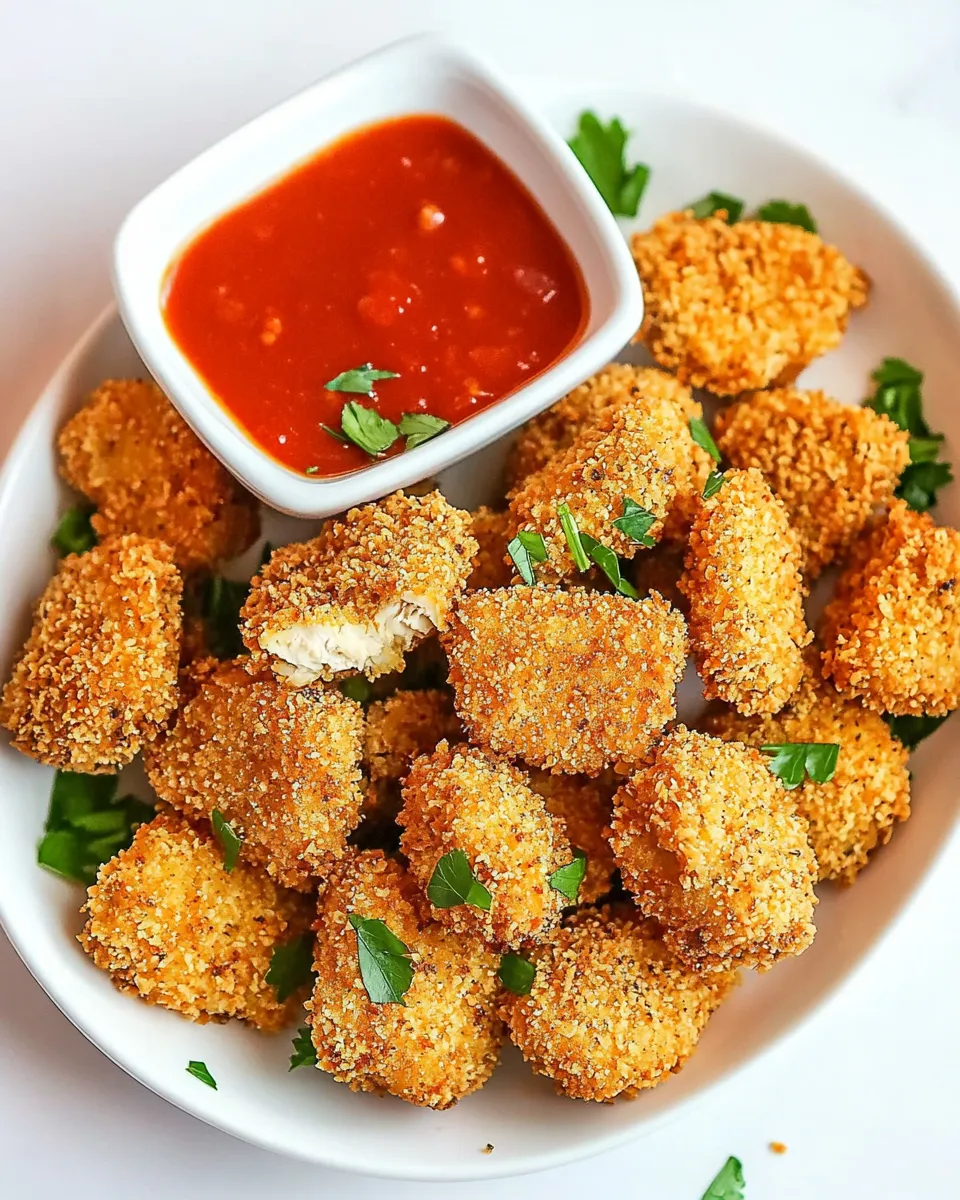 Easy Air-Fryer Chicken Nuggets recipe photo