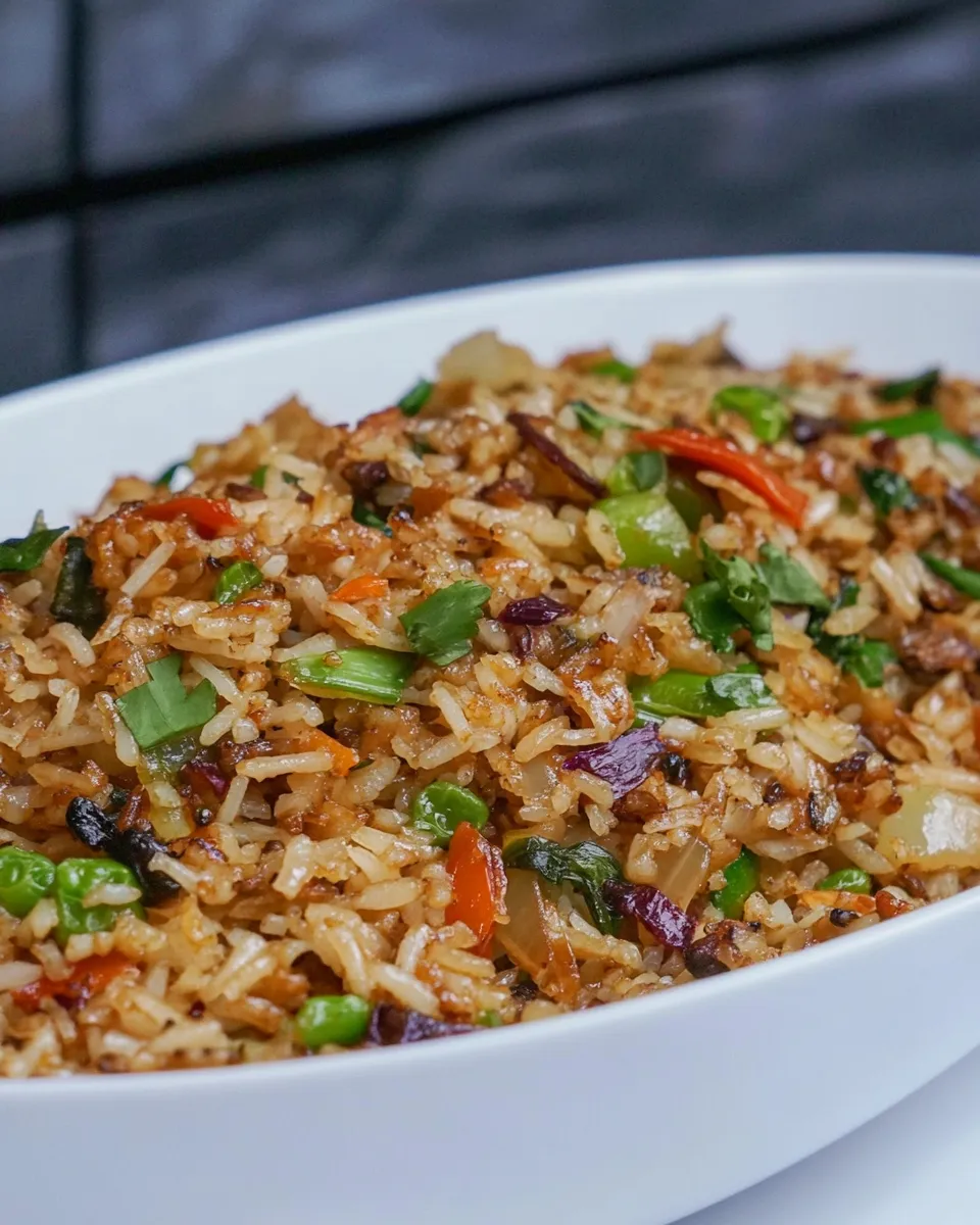 Homemade Air-Fryer Fried Rice recipe photo