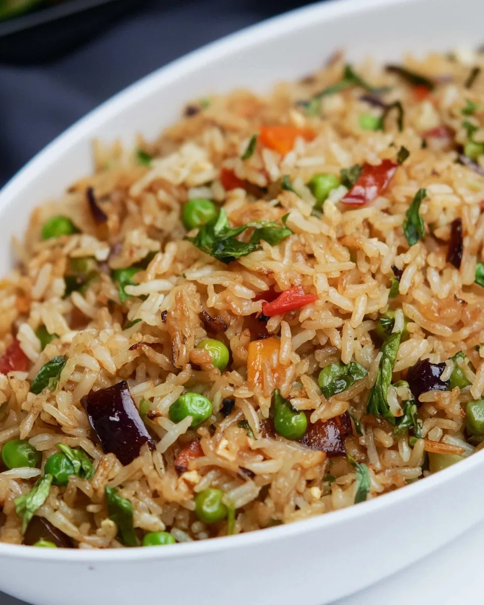 Classic Air-Fryer Fried Rice dish photo