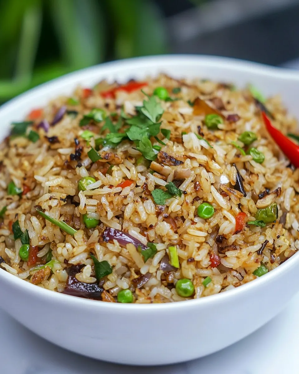 Easy Air-Fryer Fried Rice food shot