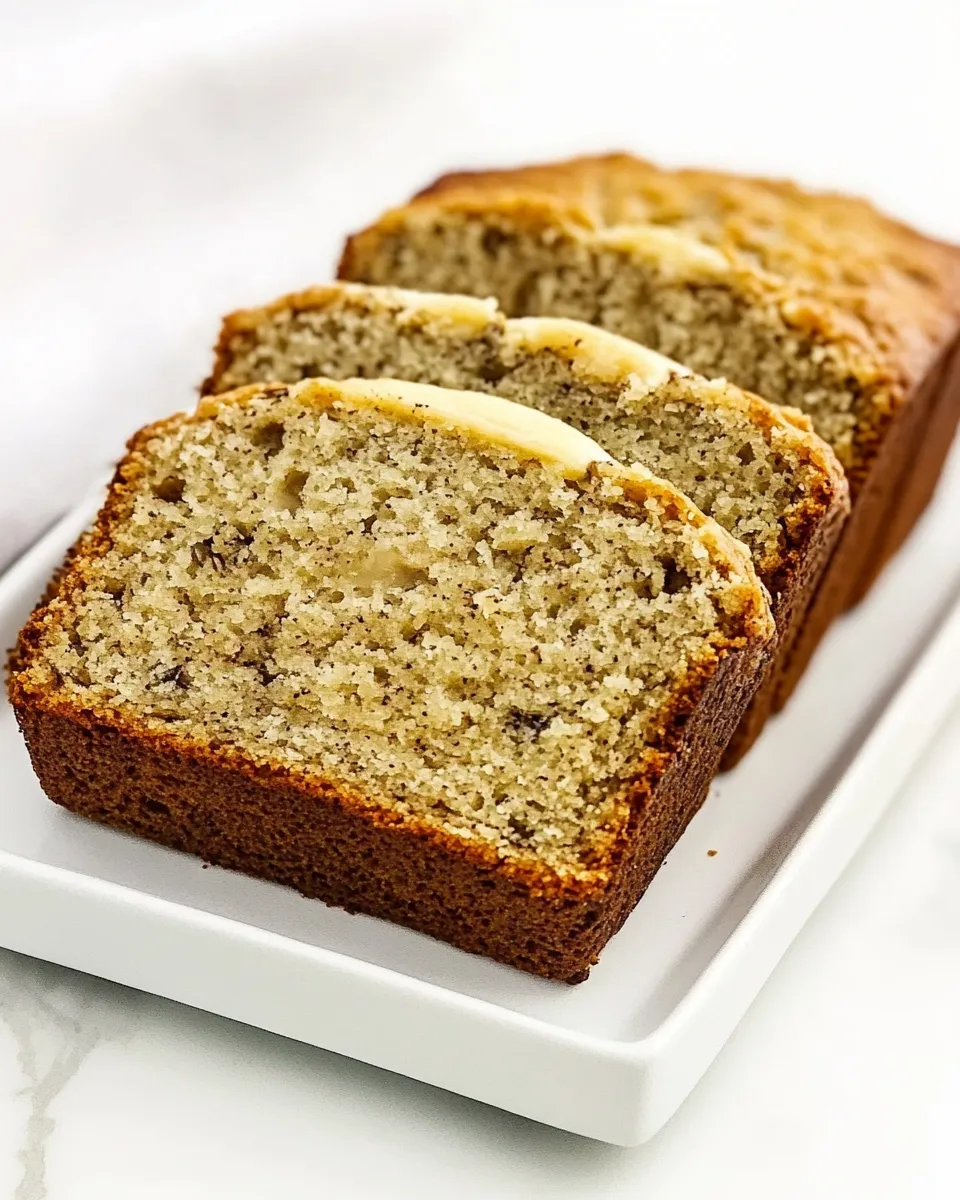 Easy Air Fryer Banana Bread food shot