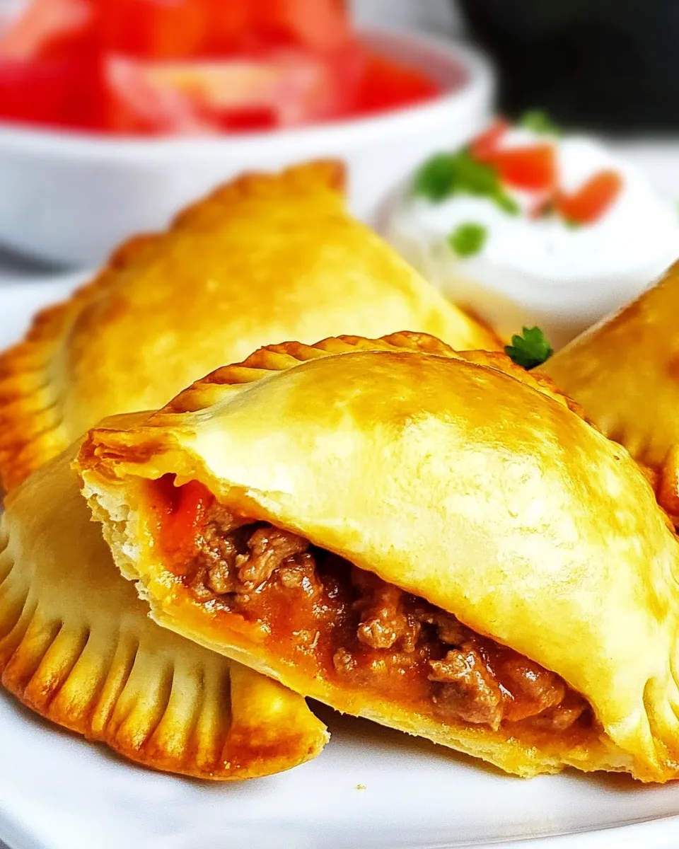 Classic Air Fryer Beef Empanadas dish photo