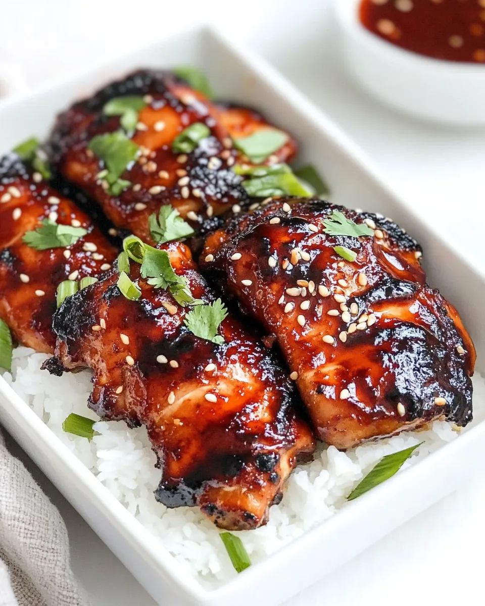 Easy Air Fryer Char Siu Chicken photo