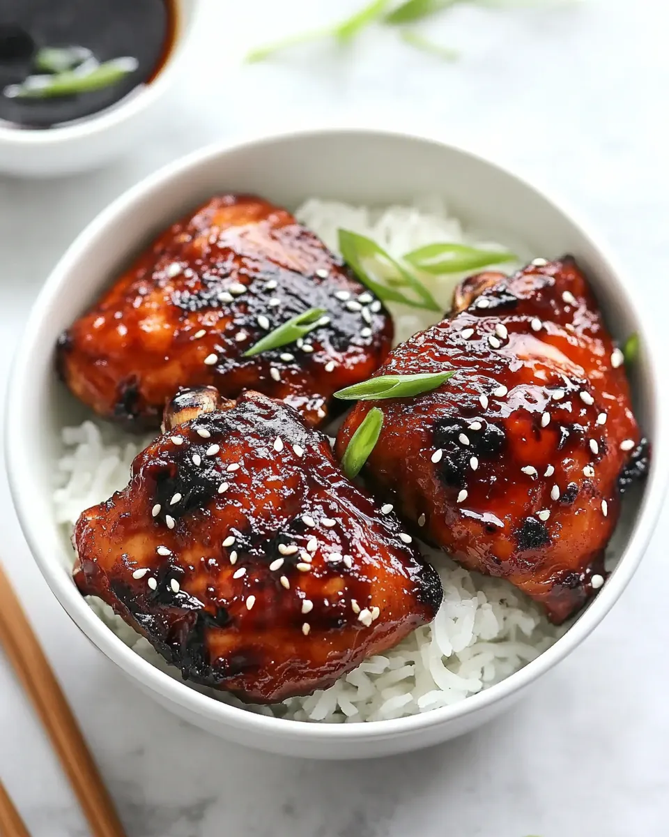 Homemade Air Fryer Char Siu Chicken dish photo