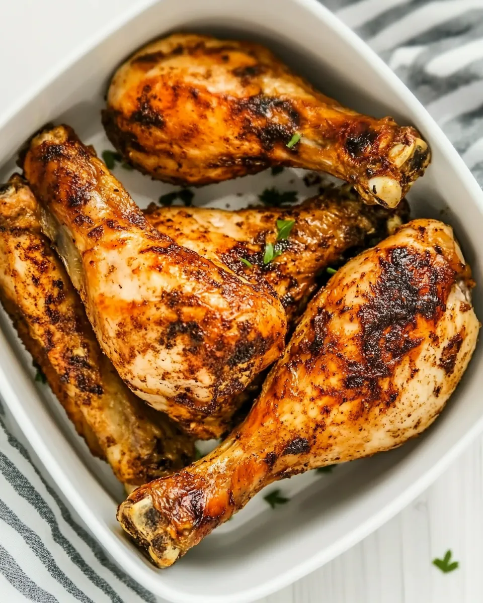 Classic Air Fryer Chicken Legs dish photo