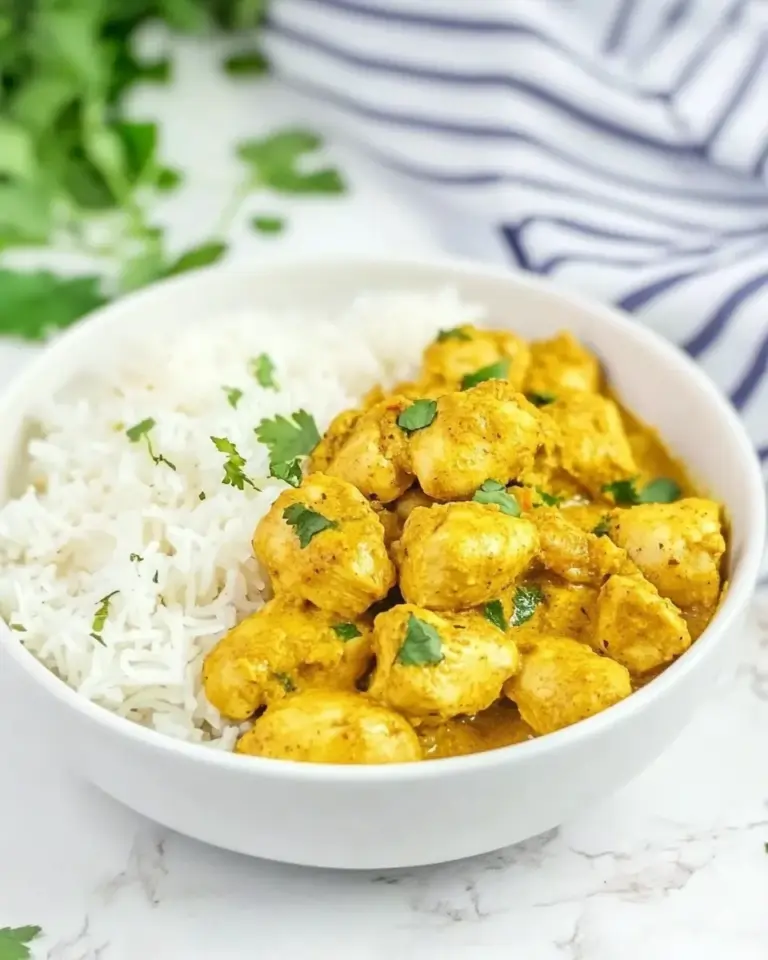 Homemade Air Fryer Curry Chicken Recipe food shot