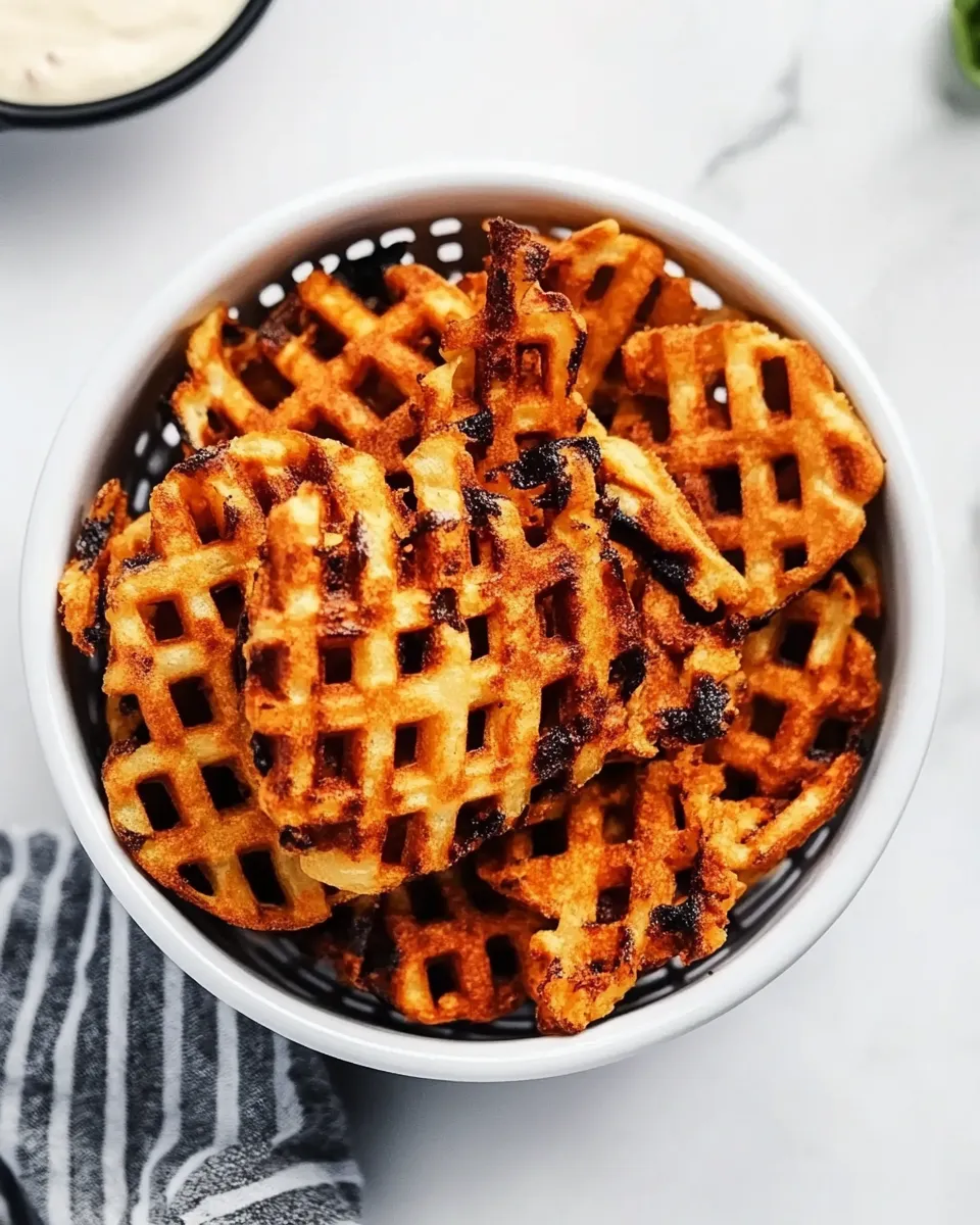 Classic Air Fryer Frozen Waffle Fries picture