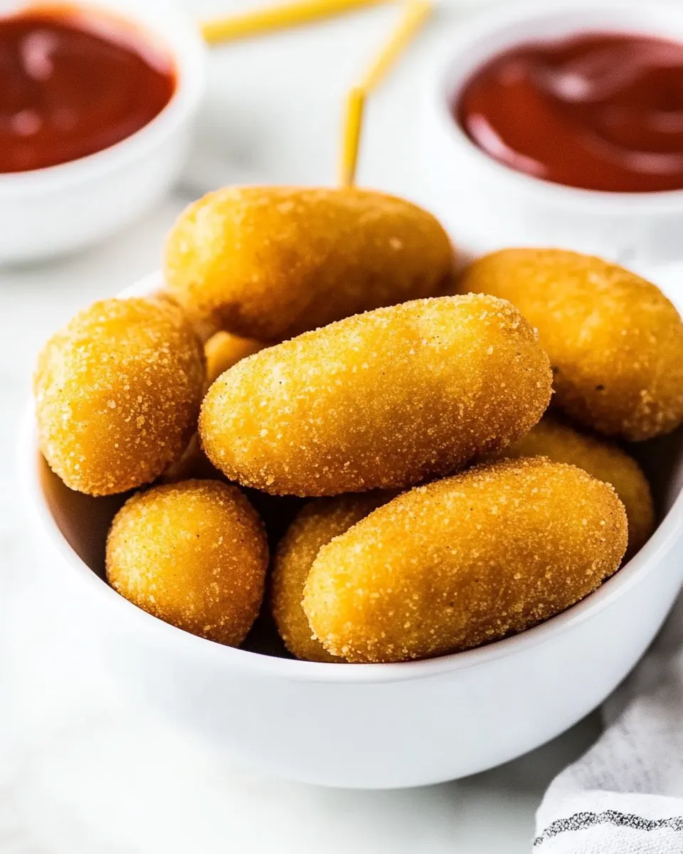 Classic Air Fryer Mini Corn Dogs dish photo