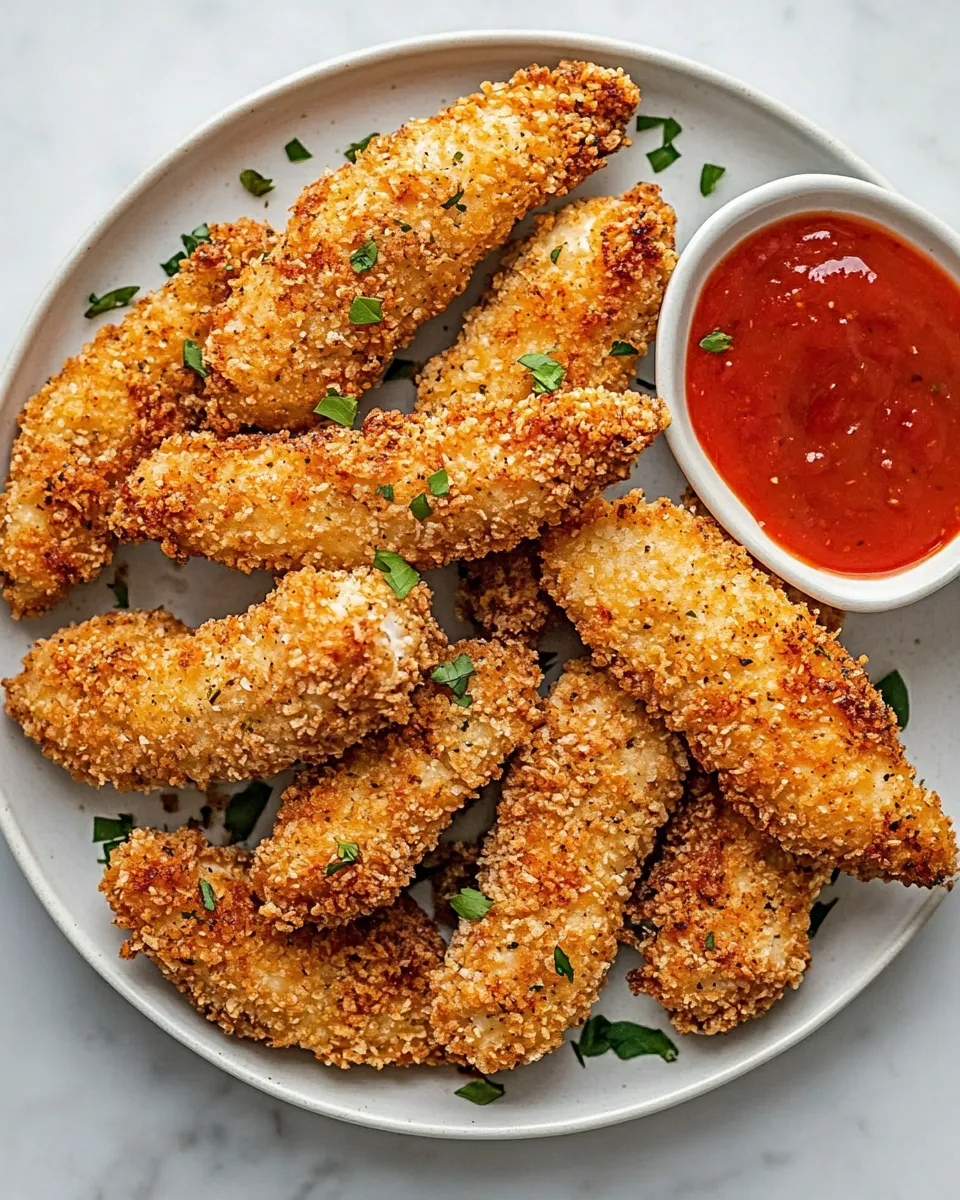 Homemade Air Fryer Panko Chicken Tenders photo