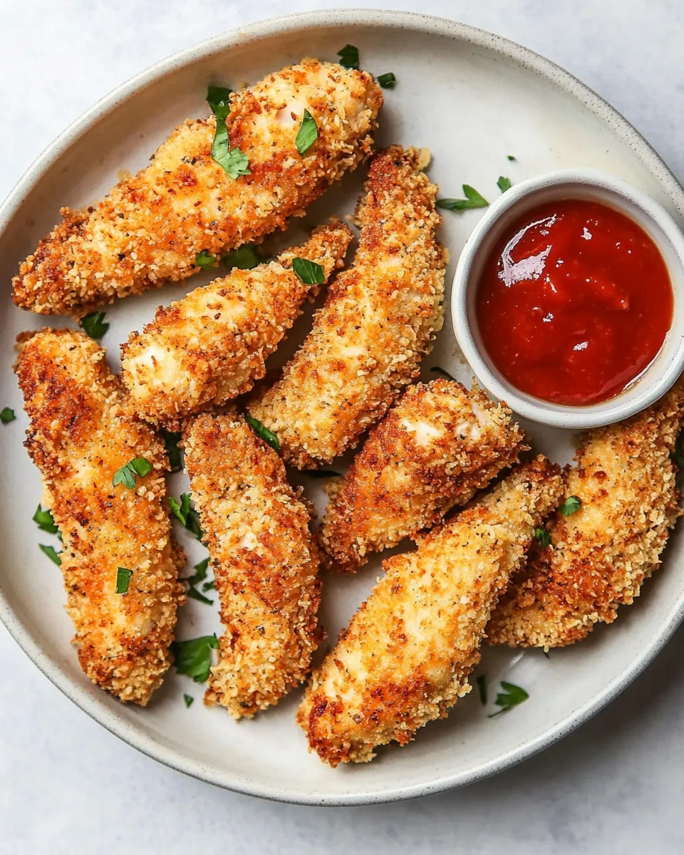 Classic Air Fryer Panko Chicken Tenders image