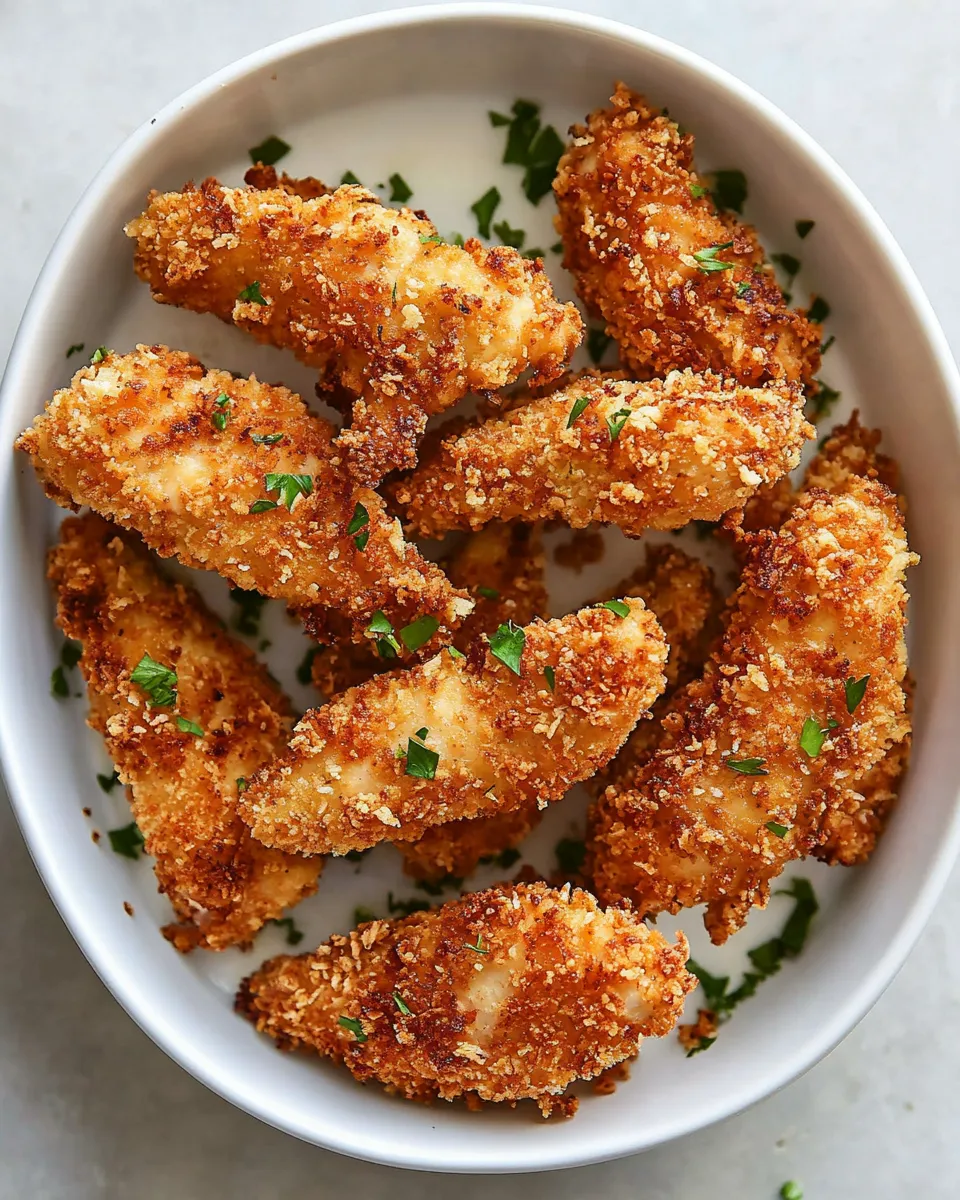 Easy Air Fryer Panko Chicken Tenders recipe photo