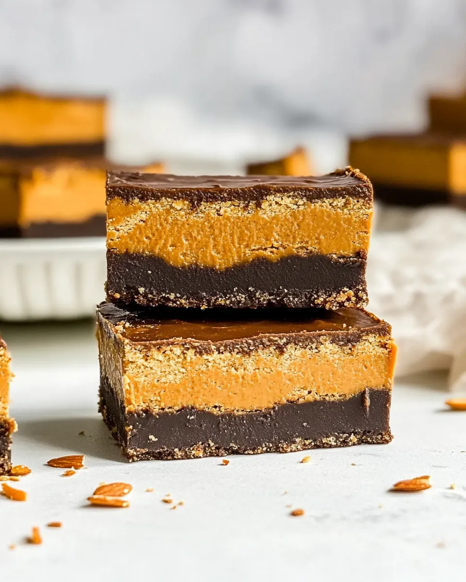 Homemade Almond Butter Bars (No-Bake) recipe photo