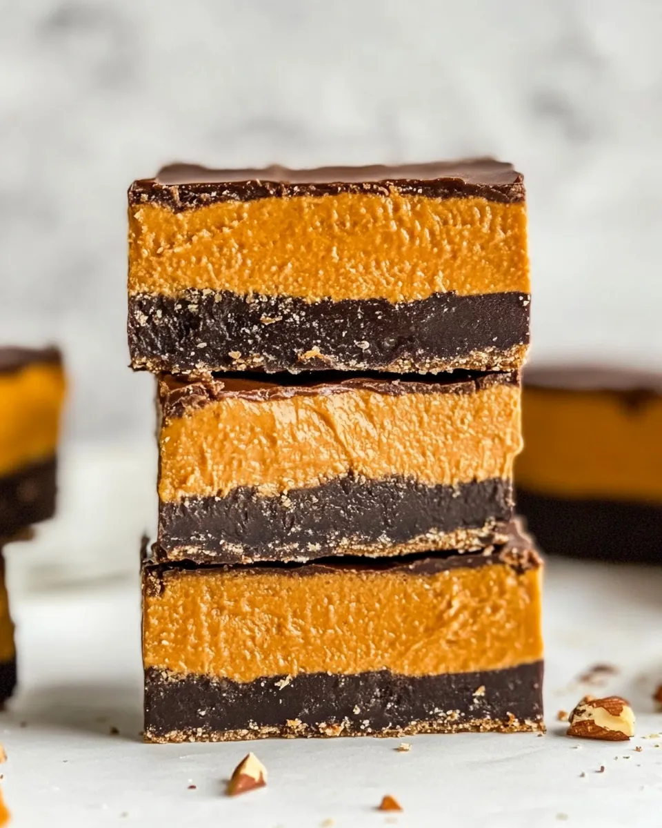 Delicious Almond Butter Bars (No-Bake) plate image