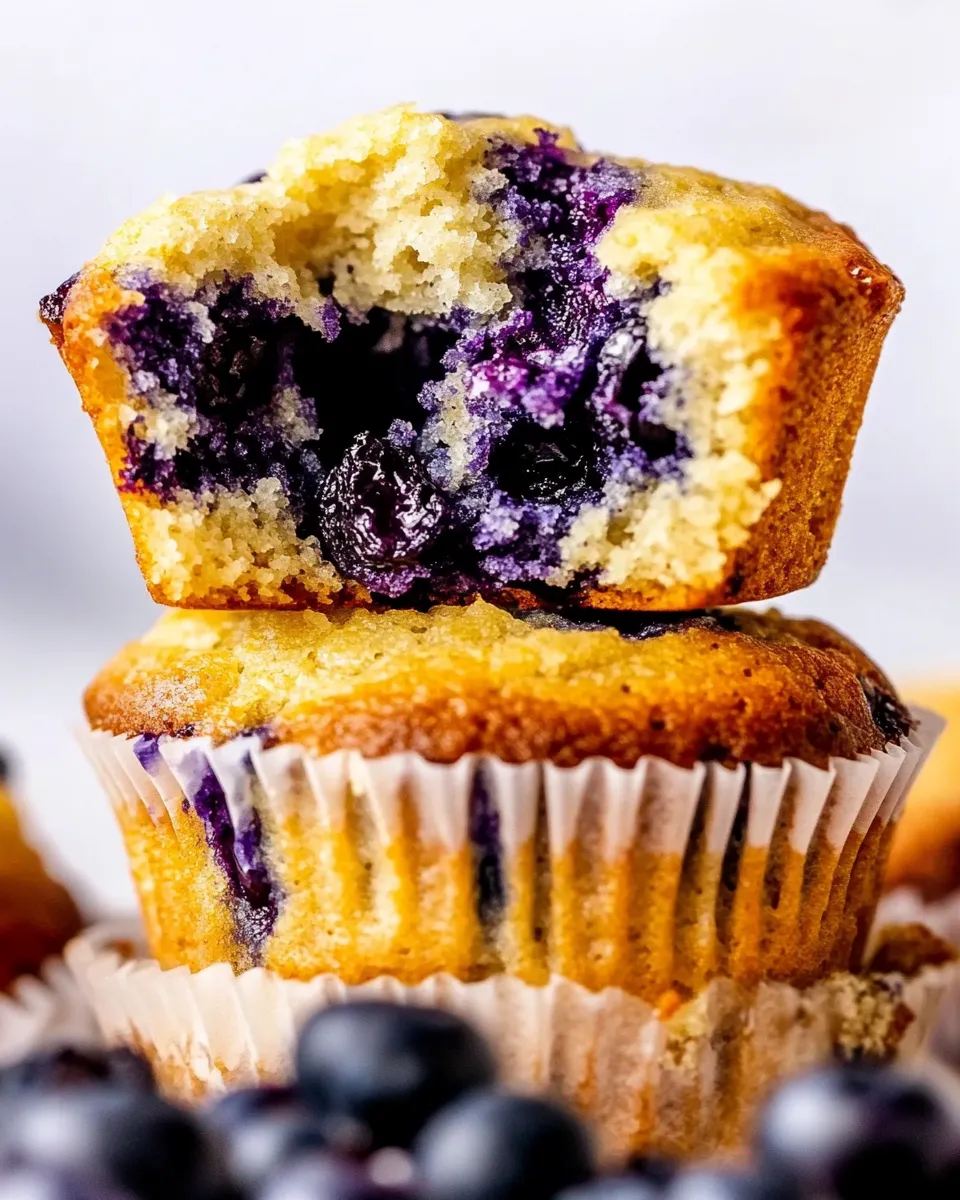 Classic Almond Flour Blueberry Muffins image