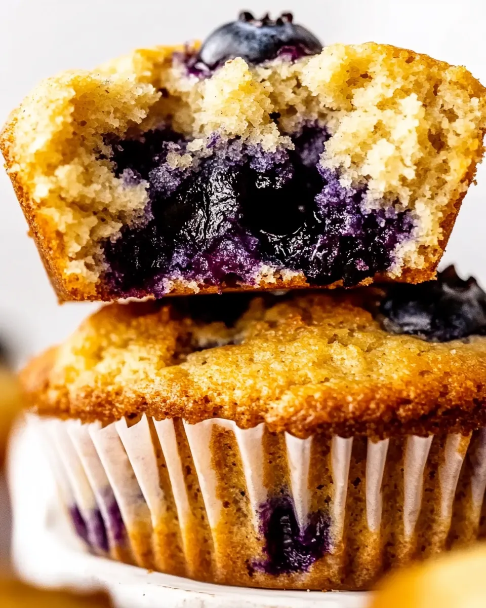 Easy Almond Flour Blueberry Muffins recipe photo