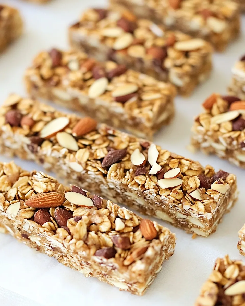 Classic Almond Granola Bars dish photo