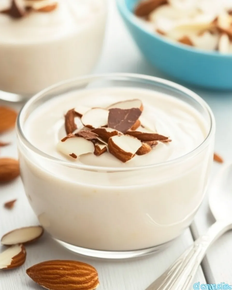 Homemade Almond Milk Pudding photo