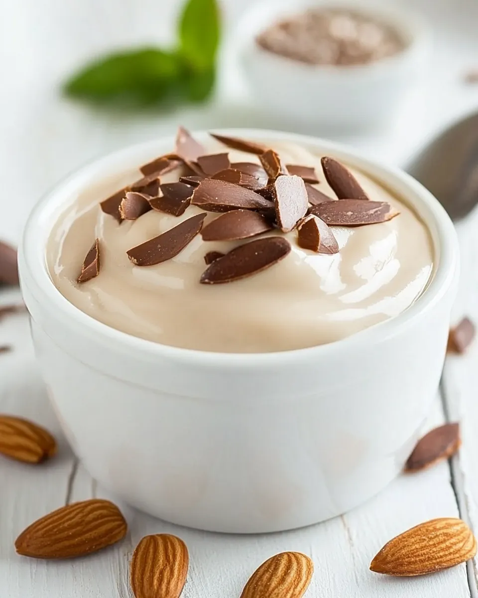 Easy Almond Milk Pudding dish photo