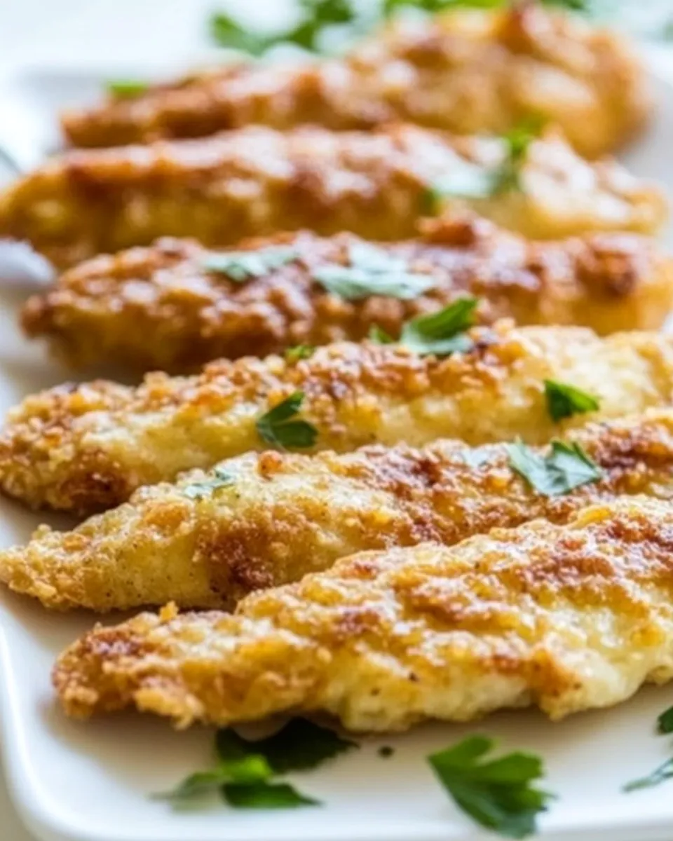 Delicious Amazing Mustard Chicken Tenders plate image