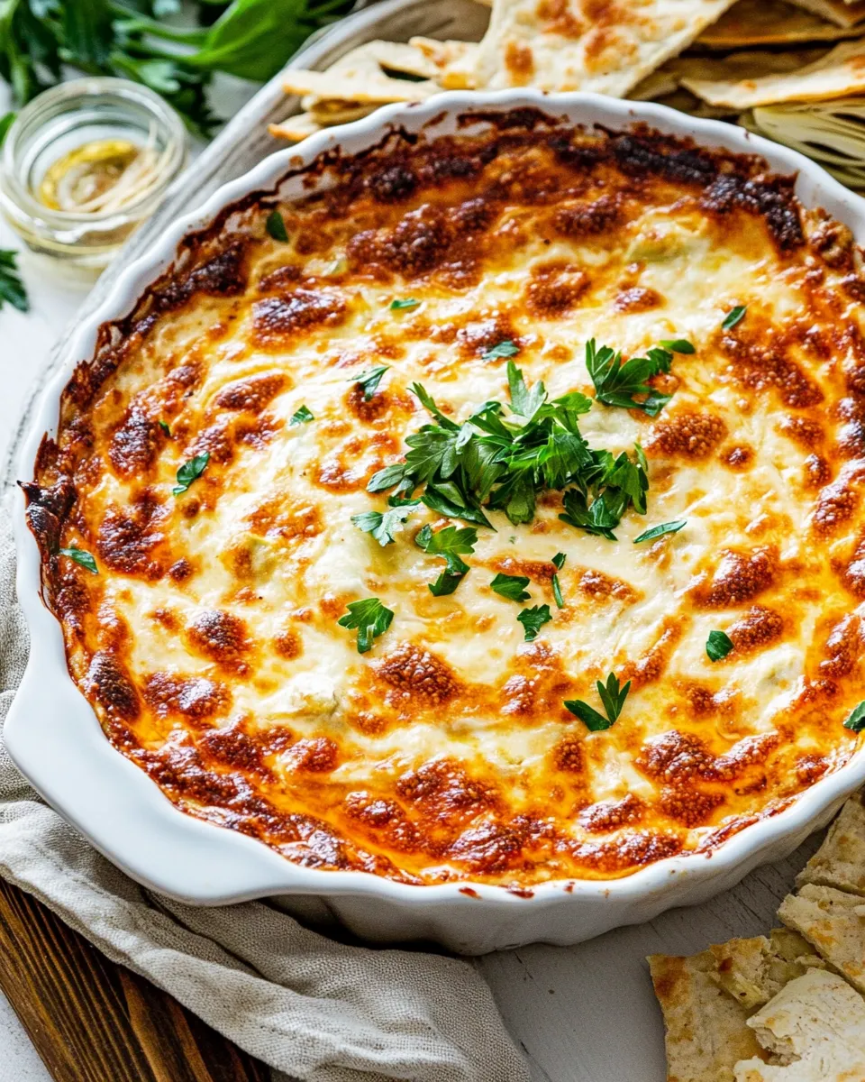 Classic Artichoke Dip dish photo