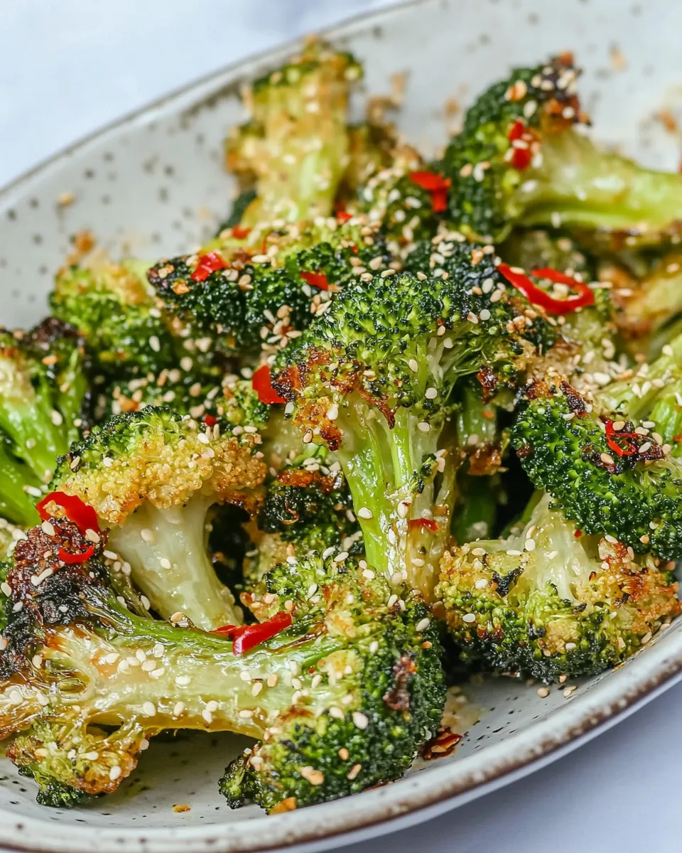 Classic Asian-Inspired Roasted Broccoli image