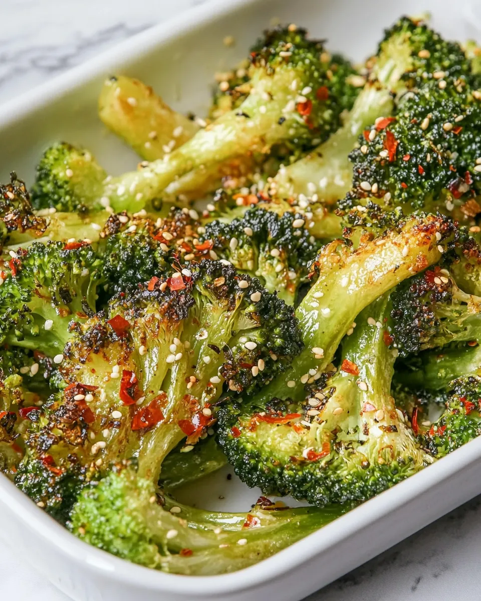 Easy Asian-Inspired Roasted Broccoli recipe photo