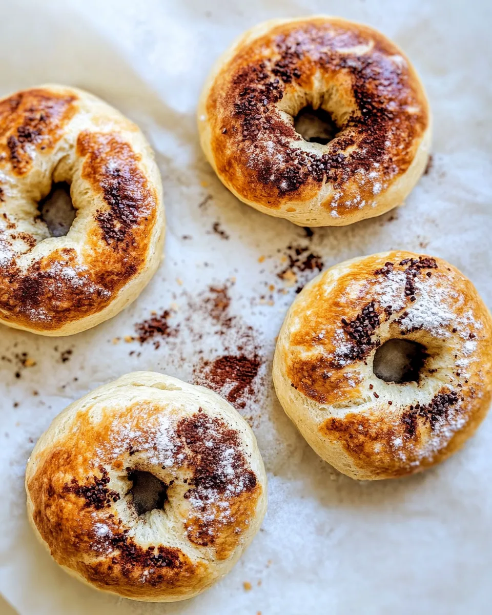 Easy Babka-Inspired Bagels food shot