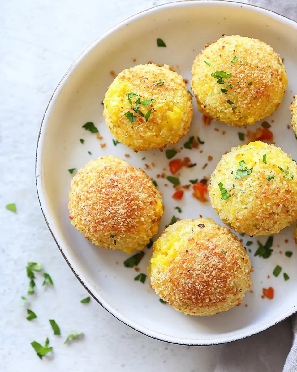 Homemade Baked Arancini recipe photo