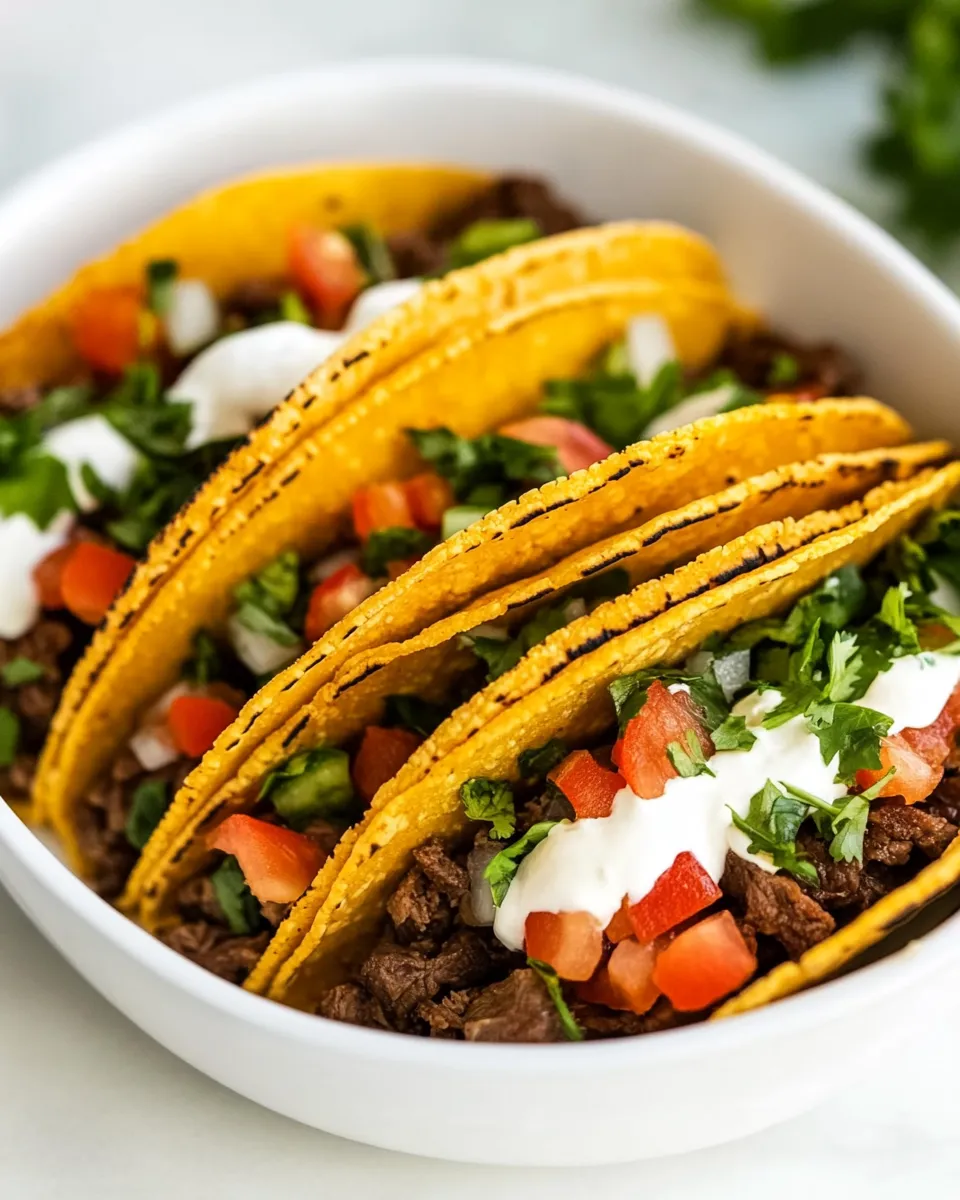 Classic Baked Beef Tacos image