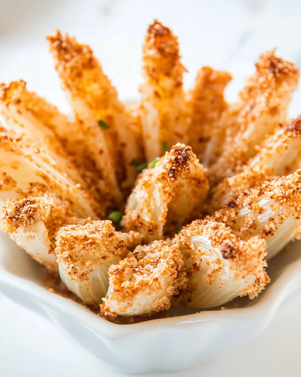 Homemade Baked Blooming Onion recipe photo