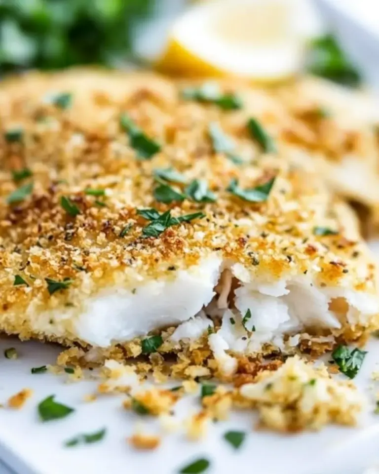 Homemade Baked Breaded Tilapia Recipe photo