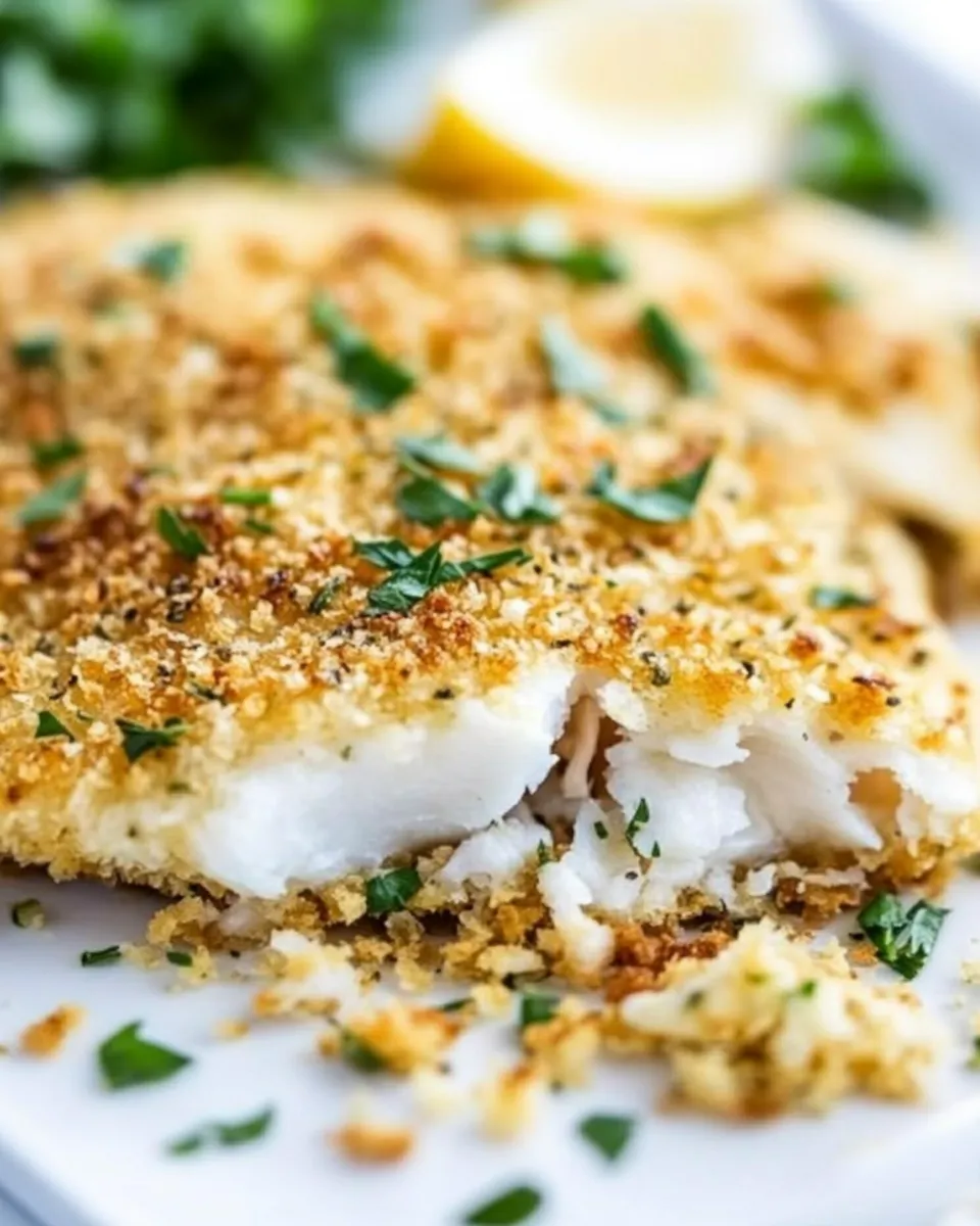 Homemade Baked Breaded Tilapia Recipe photo