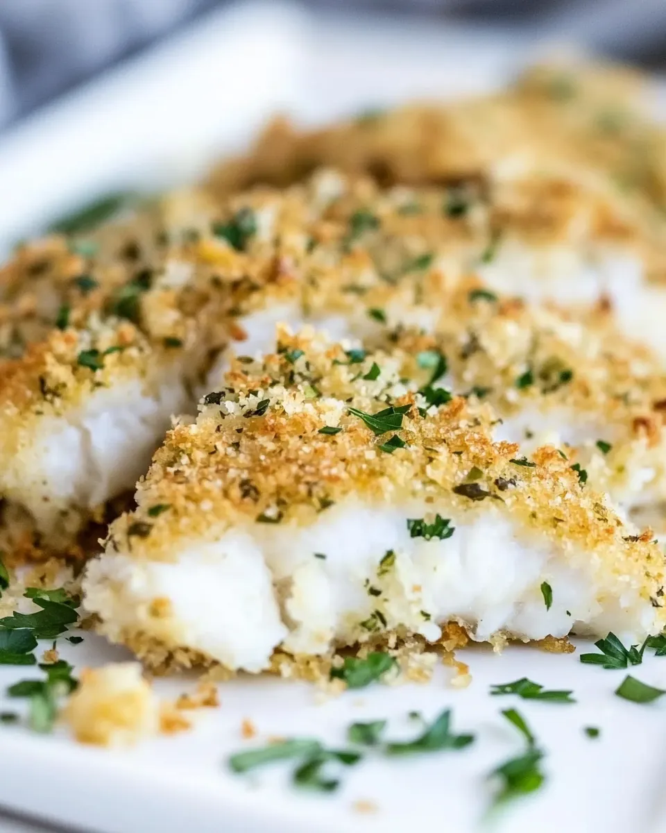 Easy Baked Breaded Tilapia Recipe recipe image