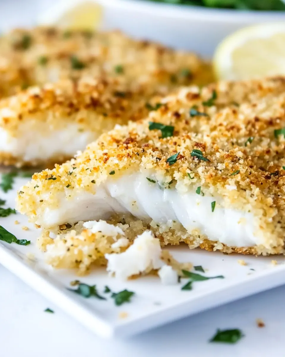 Delicious Baked Breaded Tilapia Recipe dish photo