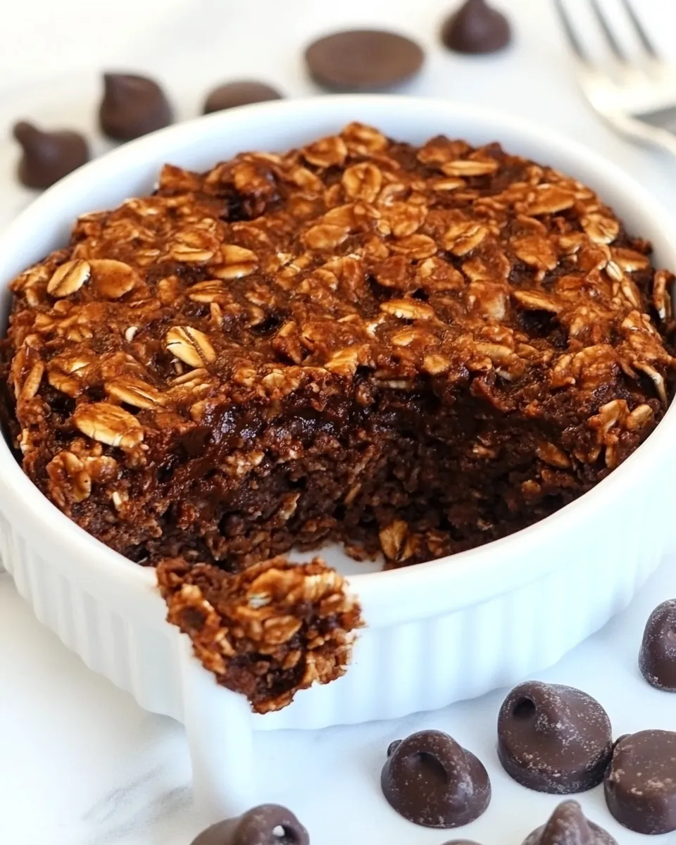 Delicious Baked Chocolate Oatmeal picture