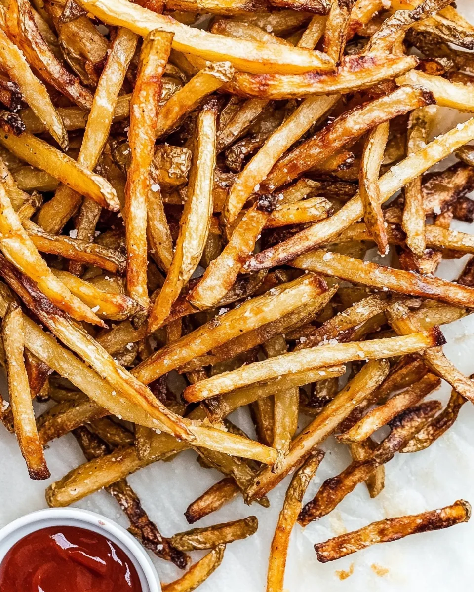 Homemade Baked French Fries photo