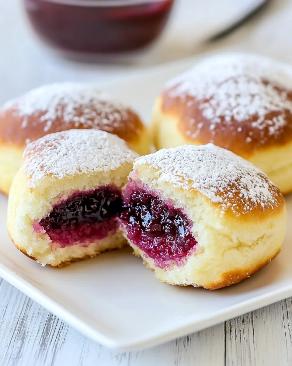 Classic Baked Jelly Filled Donuts image