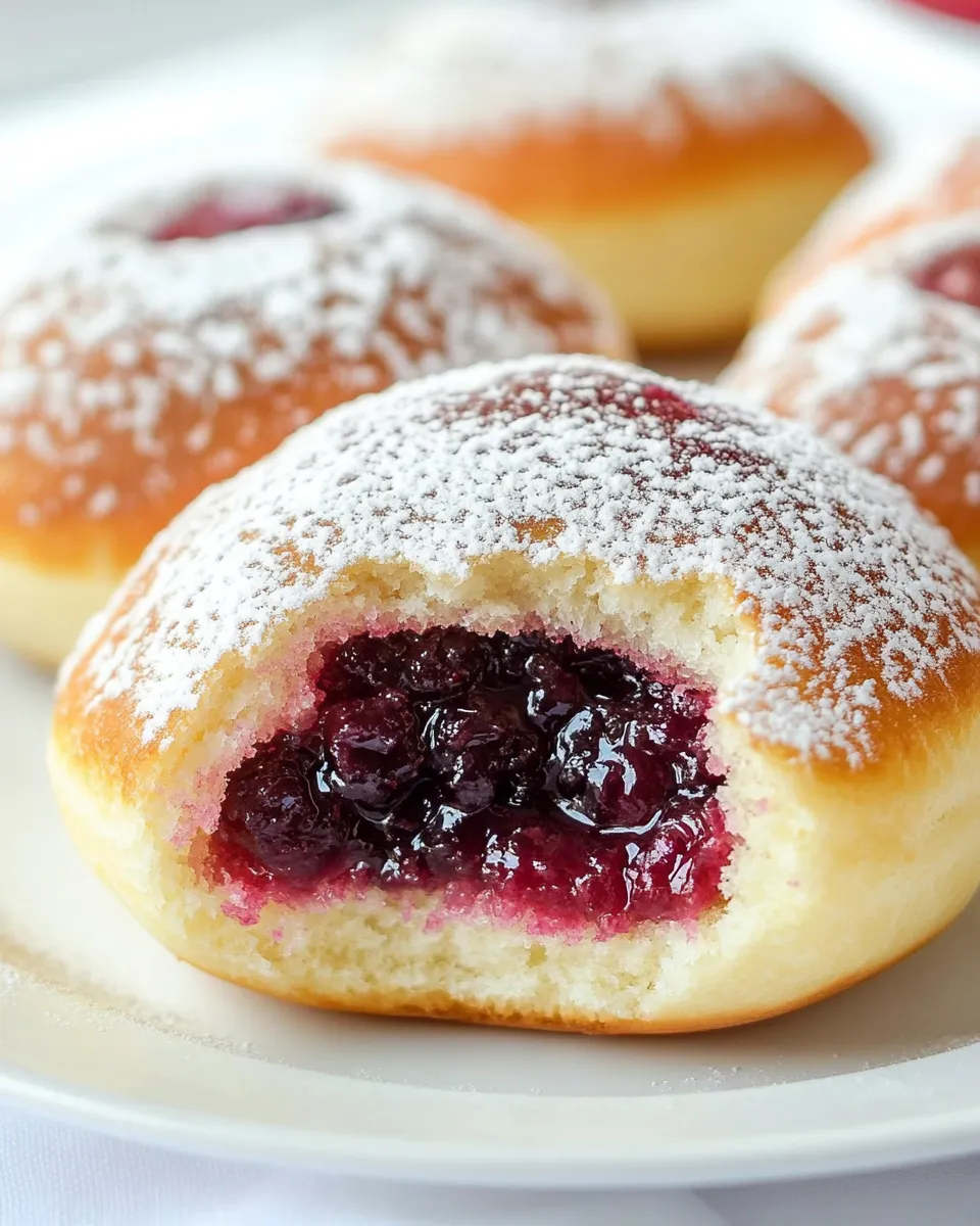 Easy Baked Jelly Filled Donuts recipe photo