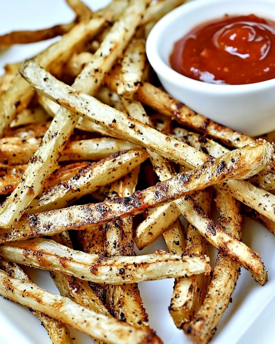 Easy Baked Mexican French Fries with Salsa Ketchup recipe photo